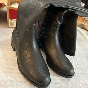 Style & Co. Black Over the Knee Boots